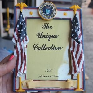 Air Force Patriotic Flag Plaque - Red, White, Blue